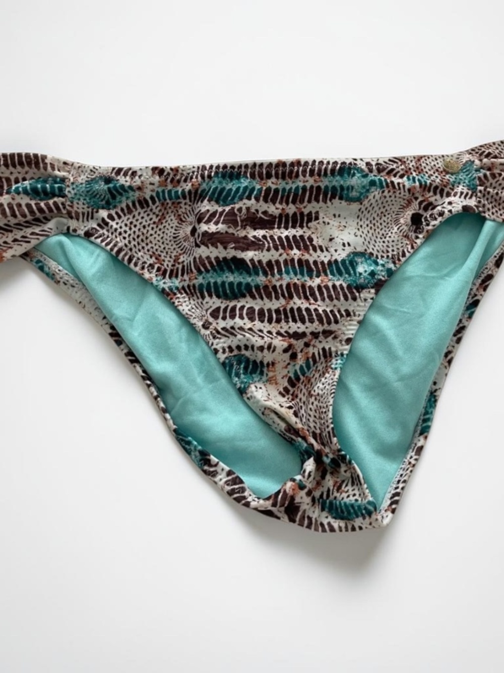 Raisins  bikini bottom, Color- Iced Agua”, Size L,
